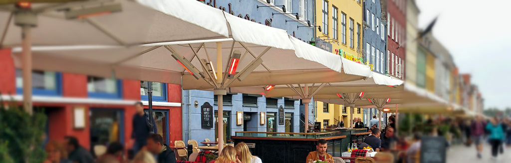 Why should cafe and restaurant owners consider outdoor heating?