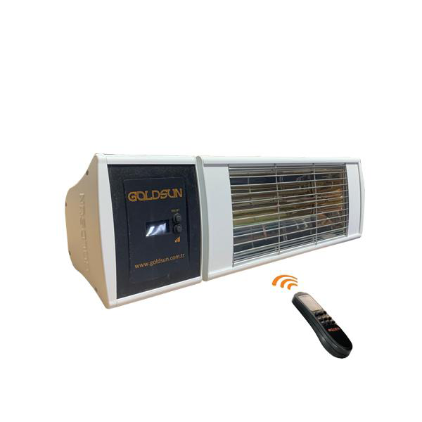 Goldsun Supra Plus White GSS20P 2000W Remote Control Water-Proof Outdoor Electric Infrared Heater